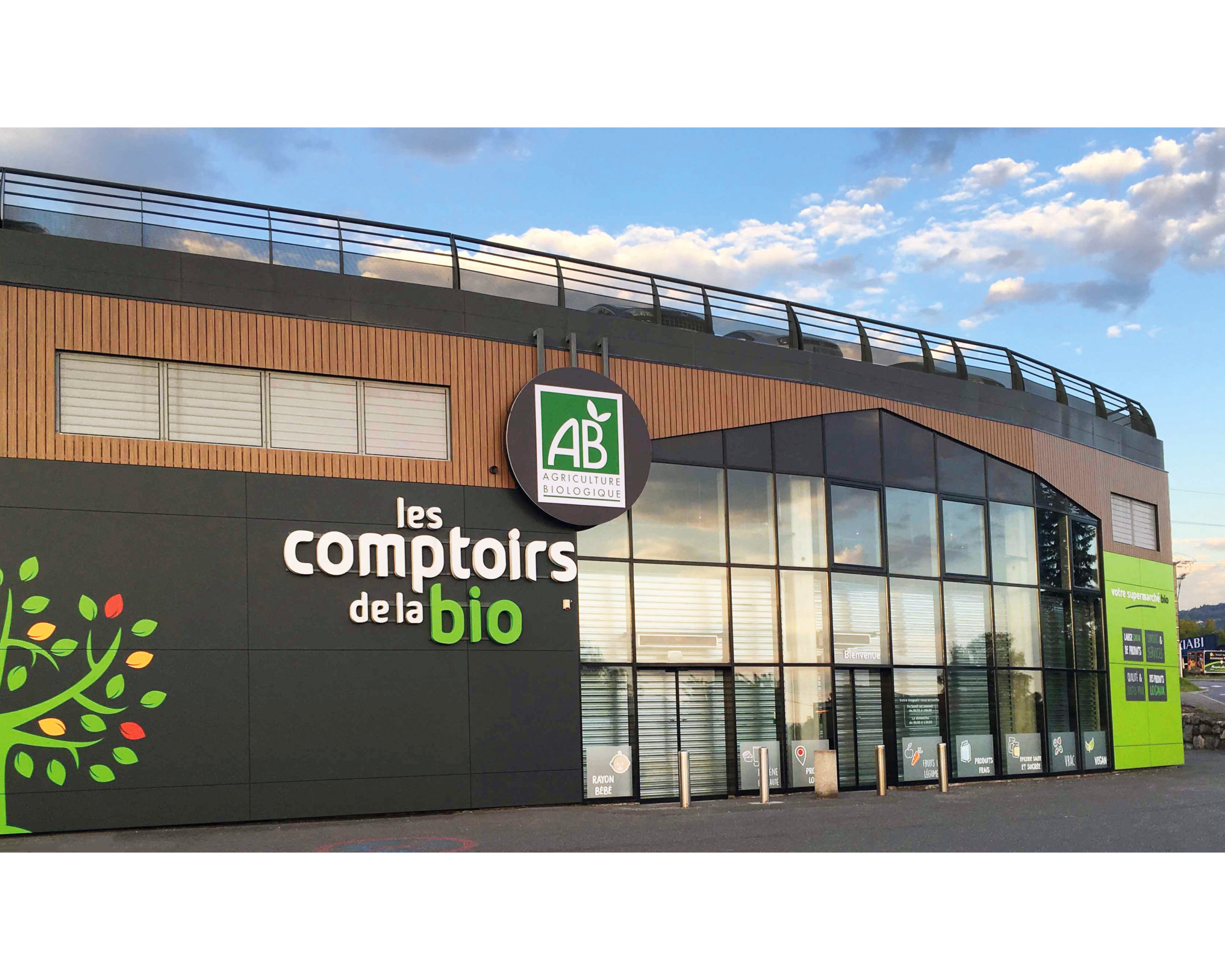 Les Comptoirs de la Bio Amanzy, magasin spécialisé en alimentation bio et local